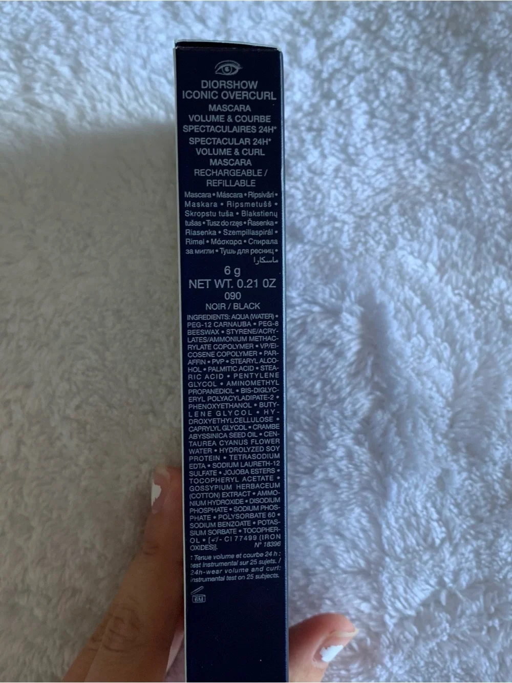 Dior Diorshow Mascara 24H Volume & Curl Spectacular Mascara in black